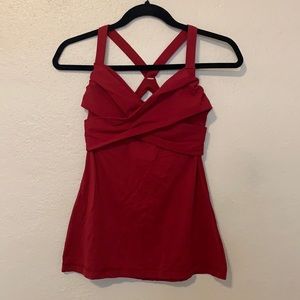LULULEMON limited edition crimson tank